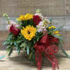 Say be my valentine with some gorgeous Sunflowers red roses and in