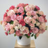 Discover the epitome of romance with our "Lovely Romance" luxury rose arrangement