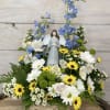 Like our OG "Garden Angel", this arrangement also comes with an Angel