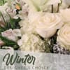 A beautiful rustic, winter themed designers choice arrangement! Leave us notes for