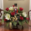 The 'Royal Nutcracker' is an elegant and substantial centerpiece, designed to be