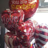 Valentine's Day themed mylar balloon