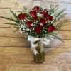 1 dozen RED roses (standard)
2 dozen RED roses (deluxe)
3 dozen RED roses
