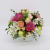 This beautiful arrangement says it all, "Cause I Love You"! Roses and