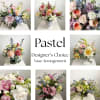 Trust us to create a unique pastel vase arrangement. We select the
