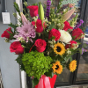 A great selection of flower for a lovely day ,sunflowers ,roses, pink