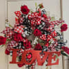 Adorn your door with this fabulous wreath for Valentine&rsquo;s Day.