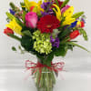 Bright and cheery with all of the colors of love! For the