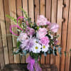 Sweet For You is a charming arrangement of delicate pink and white