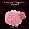 A bouquet of premium roses, each finished with a sparkling flower-shaped rhinestone