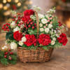 Our New Year Arrangement is a joyful celebration of Christmas colors and
