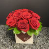 12 Red Roses in a box