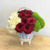 This container inspired gift of Floral Emotion.  Modern Floral design in