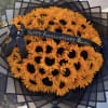 Sunflowers wrapped bouquet 
No add ons included