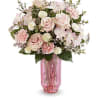 Soft, sweet, and effortlessly romantic, This bouquet captures the gentle side of