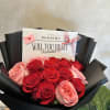beautiful wrapped bouquet with roses.
Half dozen roses 48.95
Dozen roses 86.95
15 ct 104.95


You