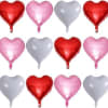 Heart shaped mylar balloon, can be added to any Valentine's Day arrangement!