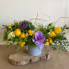 Theme Colors: Shades of purples and yellows

Featured Blooms: Roses, Hydrangea, Cabbage, Spray