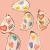 These beautiful hand-painted oyster shells from Boston and Cape Cod make a