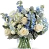 Bouquet in blues and whitesd