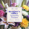 Express your heartfelt condolences with the beauty of fresh flowers. Our Designer&rsquo;s