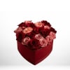Our Medium Rose Heart Box offers a fuller, more luxurious presentation of