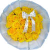 2 dozen yellow roses bouquet 