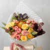 Brighten any day with our Spring Sunrise Bouquet , a handcrafted arrangement