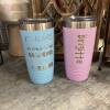 design your own 20oz tumbler - comes in a variety of colors.