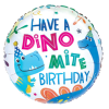 Select this adorable dino birthday mylar balloon!