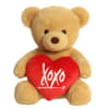 Select this cute and adorably cuddly 15" tan teddy bear holding a