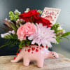 Introducing the Dino-mite bouquet, where prehistoric meets pretty! This adorable arrangement features