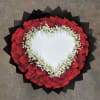 Beautiful burn bouquet, custom Msj in the heart, you select the color