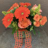 Celebrate anyone with this cute orange bouquet of bright flowers, perfect to