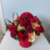 beautiful combination of Roses, carnation, hypericum and alstroemeria to celebrate a special