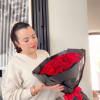 48 Roses! 
Red Velvet Statement is a breathtaking arrangement featuring four dozen