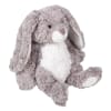 Soft, 8" cuddly bunny with floppy ears and an adorable stitched smile.