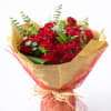 A timeless bouquet of deep red roses, symbolizing unwavering devotion and eternal
