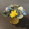 Hand-dyed and hand-crafted in Minneapolis, these flowers made of balsa wood are