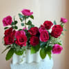 Not your average rose arrangement! This fun and modern take on a