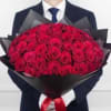 Wow her with a hand-tied signature bouquet of long stem roses. The