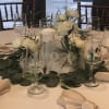 Head table arrangements are custom-designed for each wedding. The price begins at