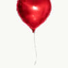 Heart balloons make every bouquet extra special