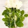 Modern style roses. Standard: 12 white roses, Deluxe: 16 white roses