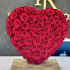 Preserved red roses in a heart shape. Everyone will adore this heart