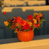 Pumpkin is a cozy autumn arrangement filled with warmth and the golden