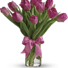 Beautiful and "simply said" light pink tulips are a hip way to