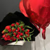 Perfect gift for Valentines day
Standart size - 20 tulips + 3 foil