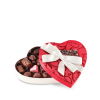 A Fancy Heart of milk and dark caramels, creams, crunches and chews.
