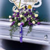 A timeless and dignified tribute, our Eternal Grace Casket Spray blends rich
